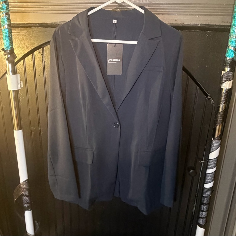 SL Fashions Navy Jacket